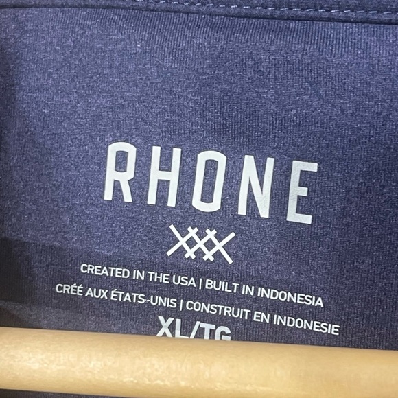 Rhone Men's Reign Long Sleeve T-Shirt - Midnight Heather - Size XL - Picture 2 of 4